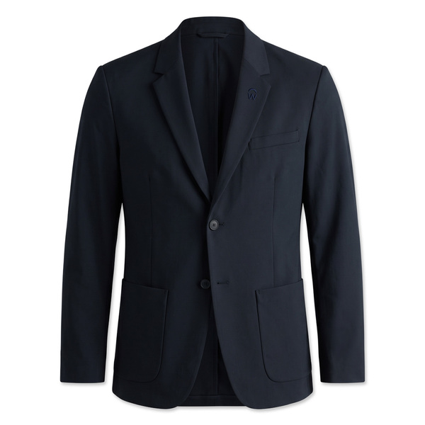Mens Cotton Pique Knit Blazer